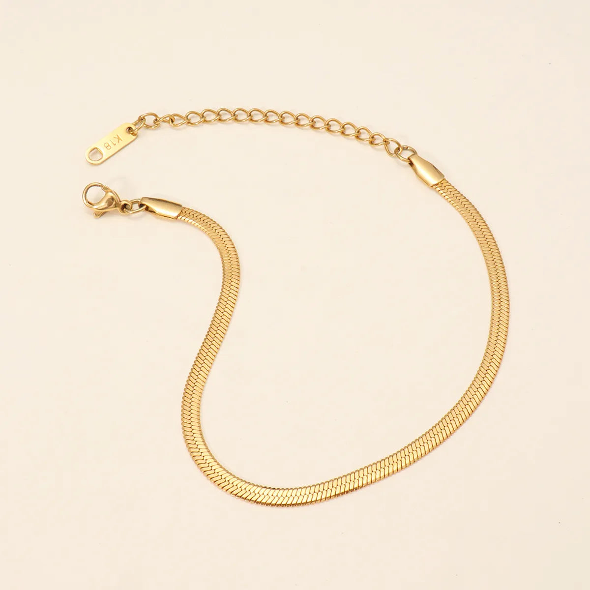 Geometric 316L Stainless Steel 18K Gold Plated Bracelets 