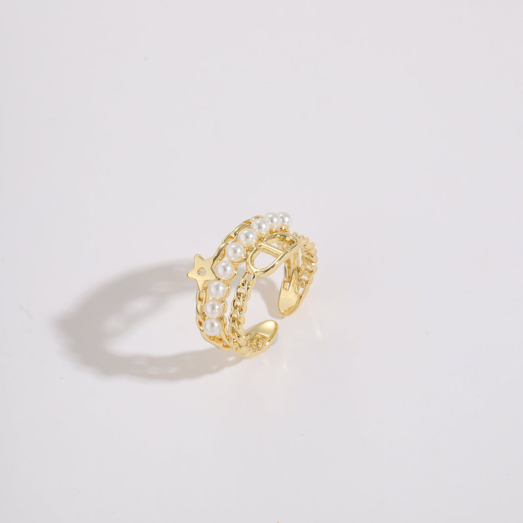 Starfall Pearl Ring