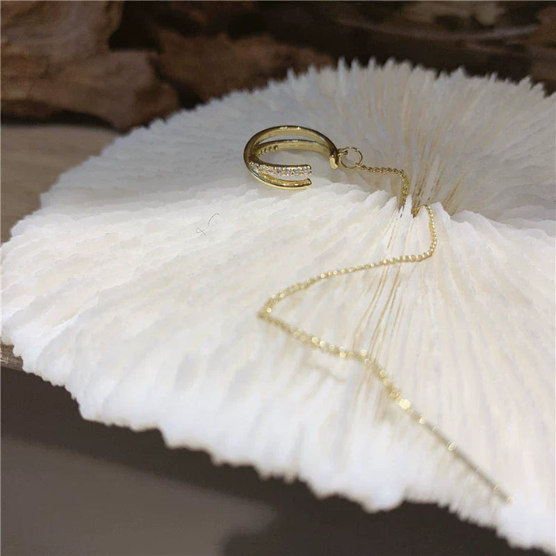 La Étoile Gold Chain Cuff