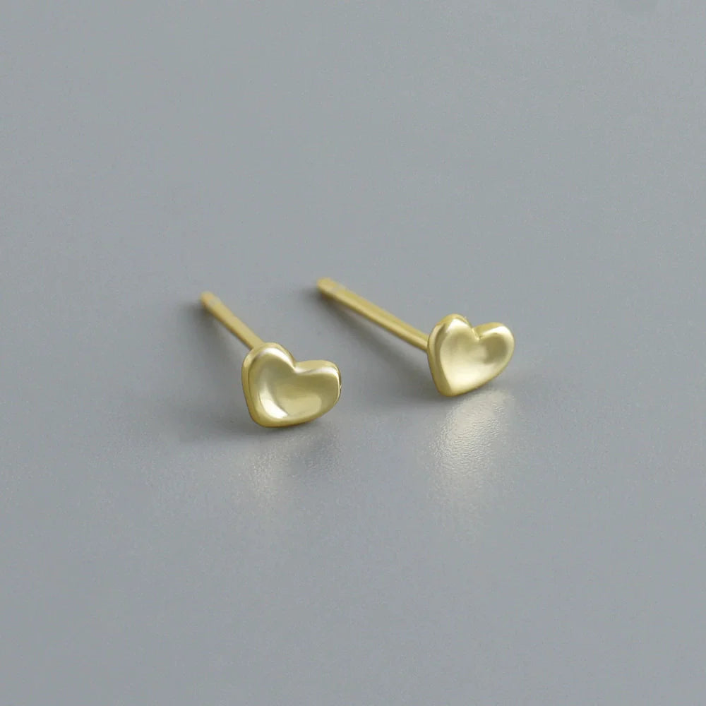 Women's S925 Sterling Silver Heart Earrings 