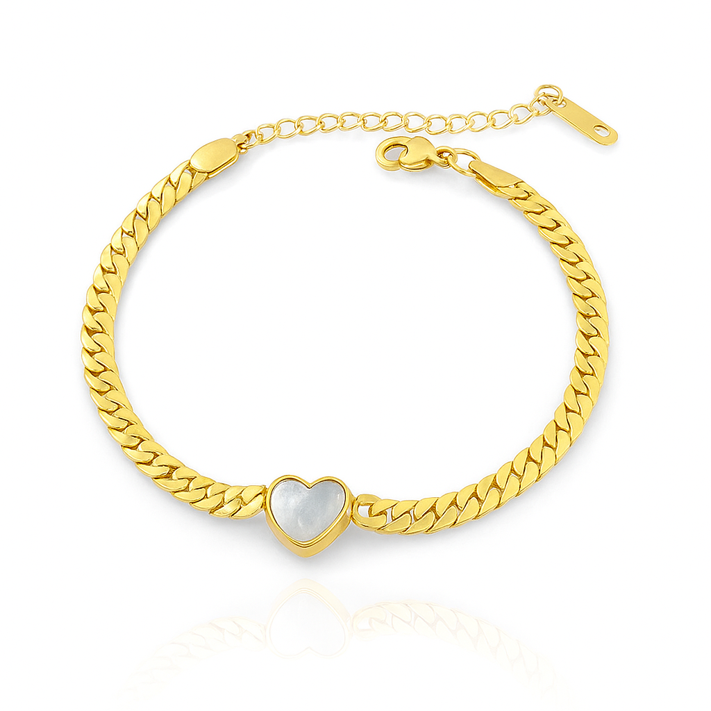 Diamond Heart Bracelet