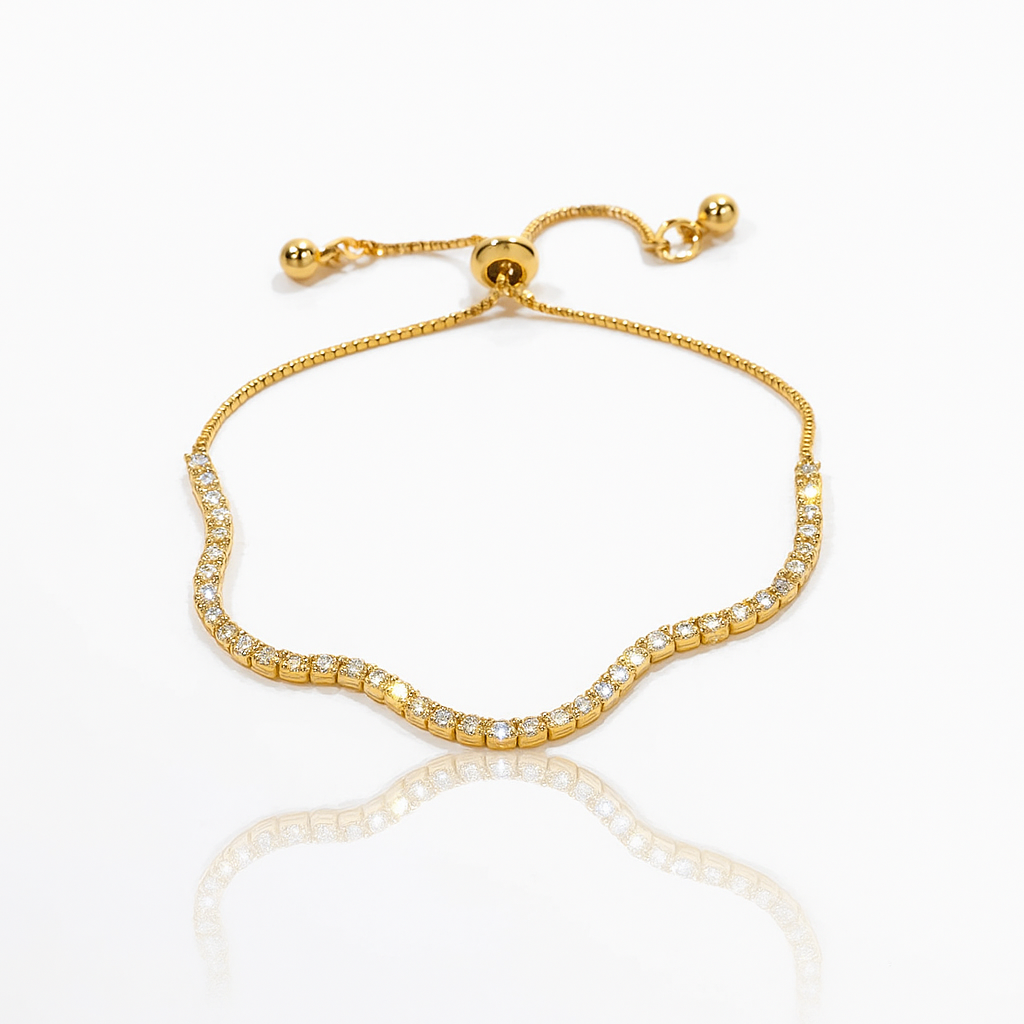 Diamond Wave Bracelet