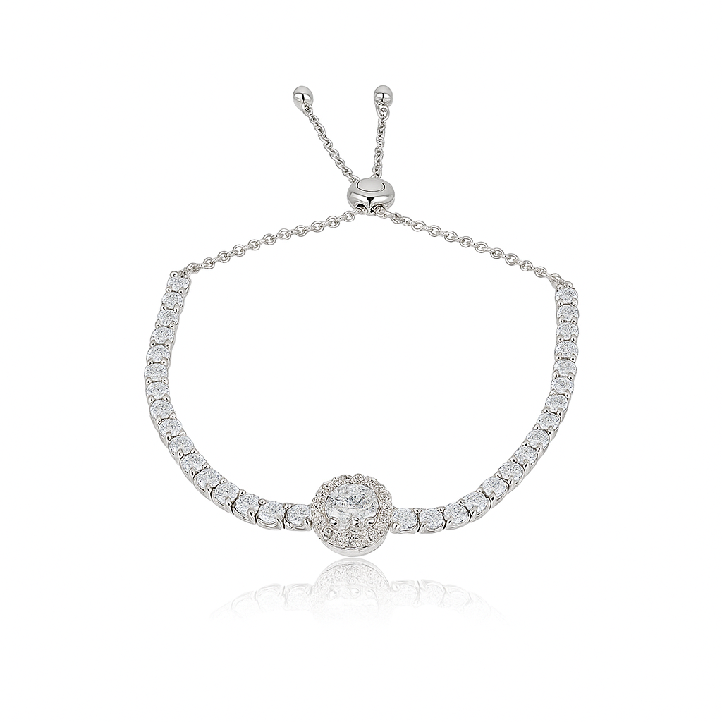 La Étoile Diamond Frame Bracelet