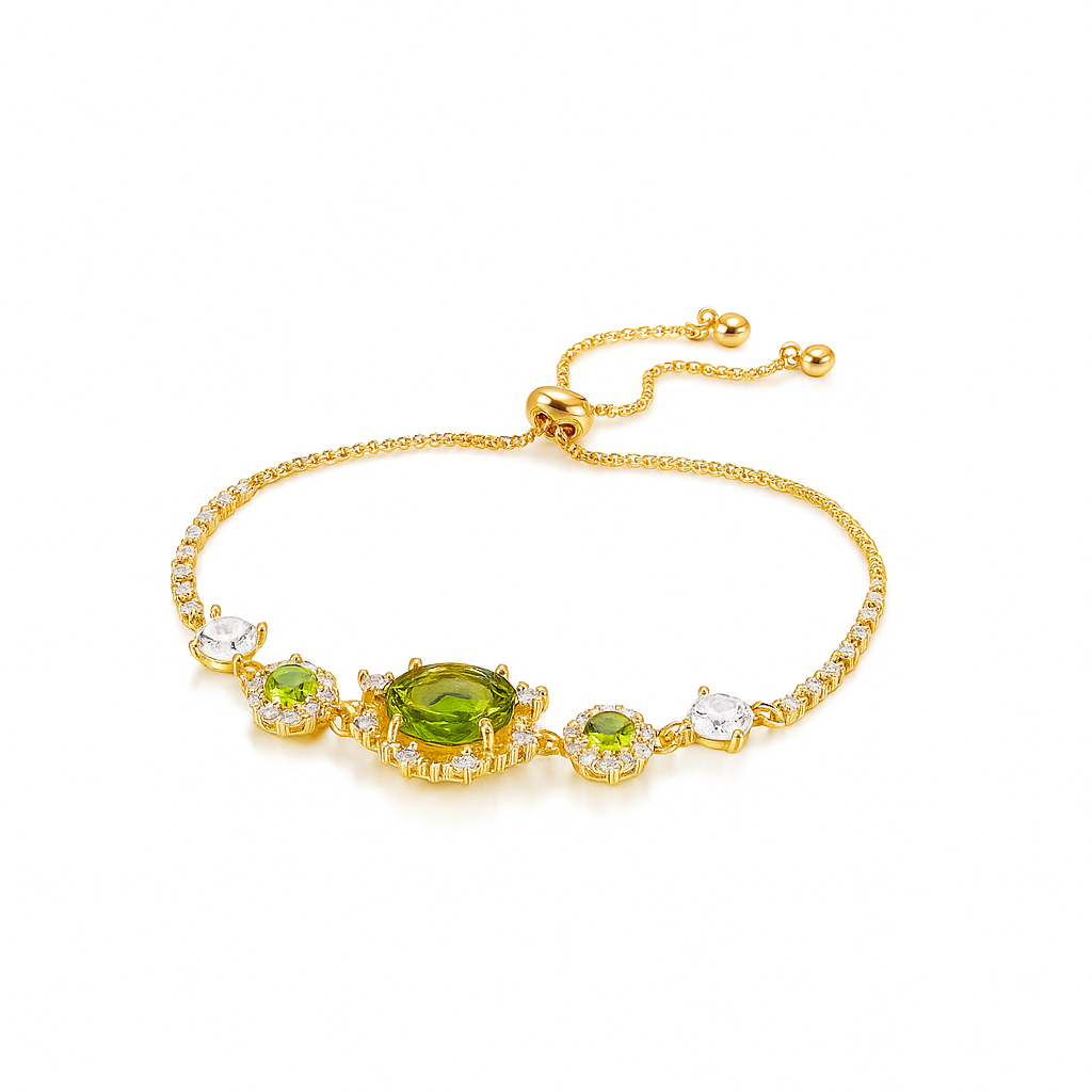 Luxe Green Crystal Bracelet