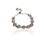 Rosé Glow Heart Bracelet