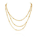 Triple Layer Golden Necklace