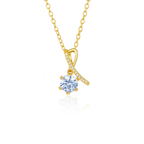 Radiant Twist Diamond Pendant