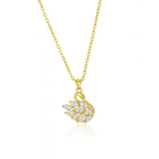 Golden Swan Necklace
