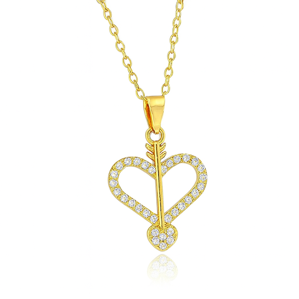 Luxe Cupid Heart Necklace