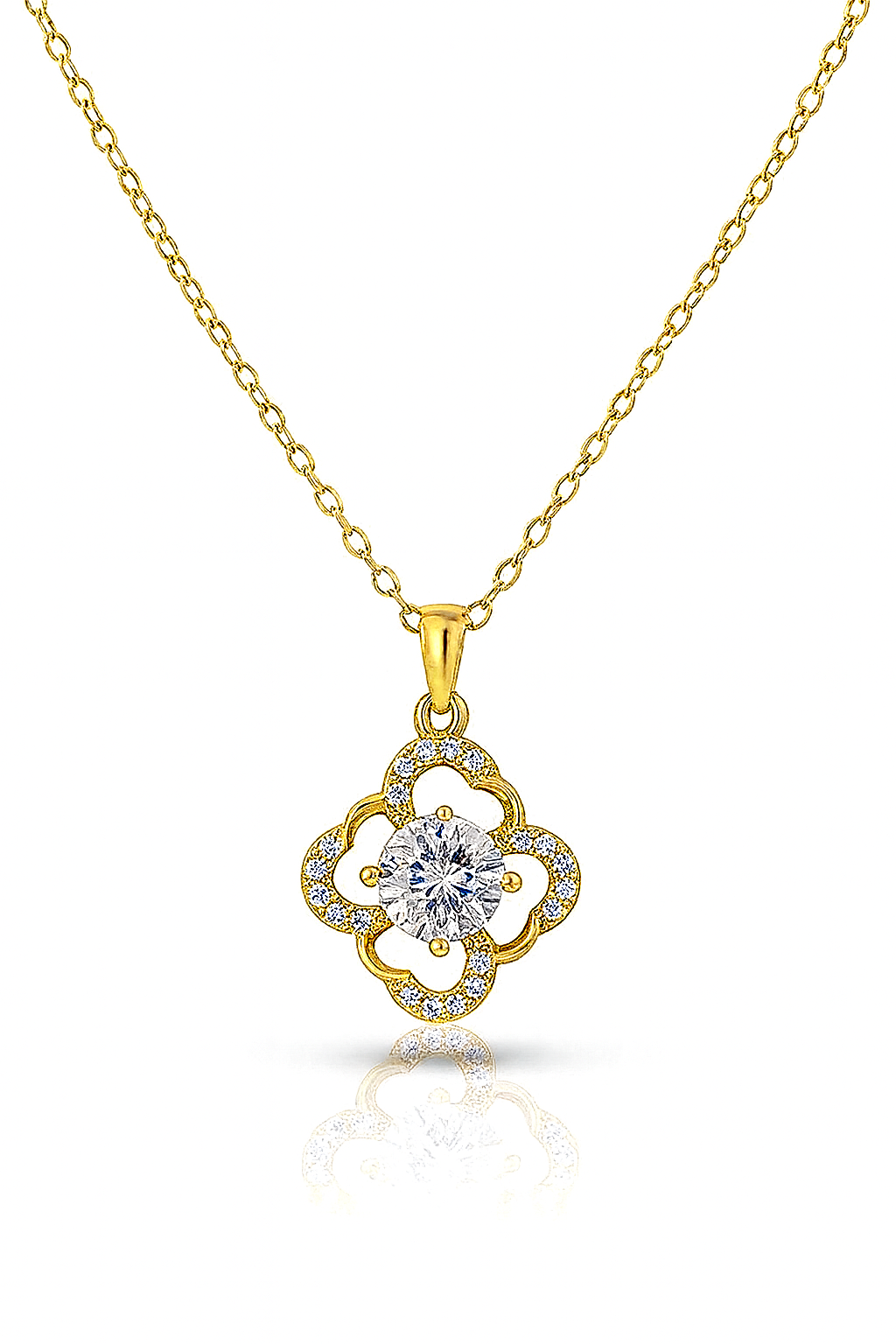 Diamond-Tipped Stellar Necklace