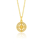 Voyager Compass Necklace