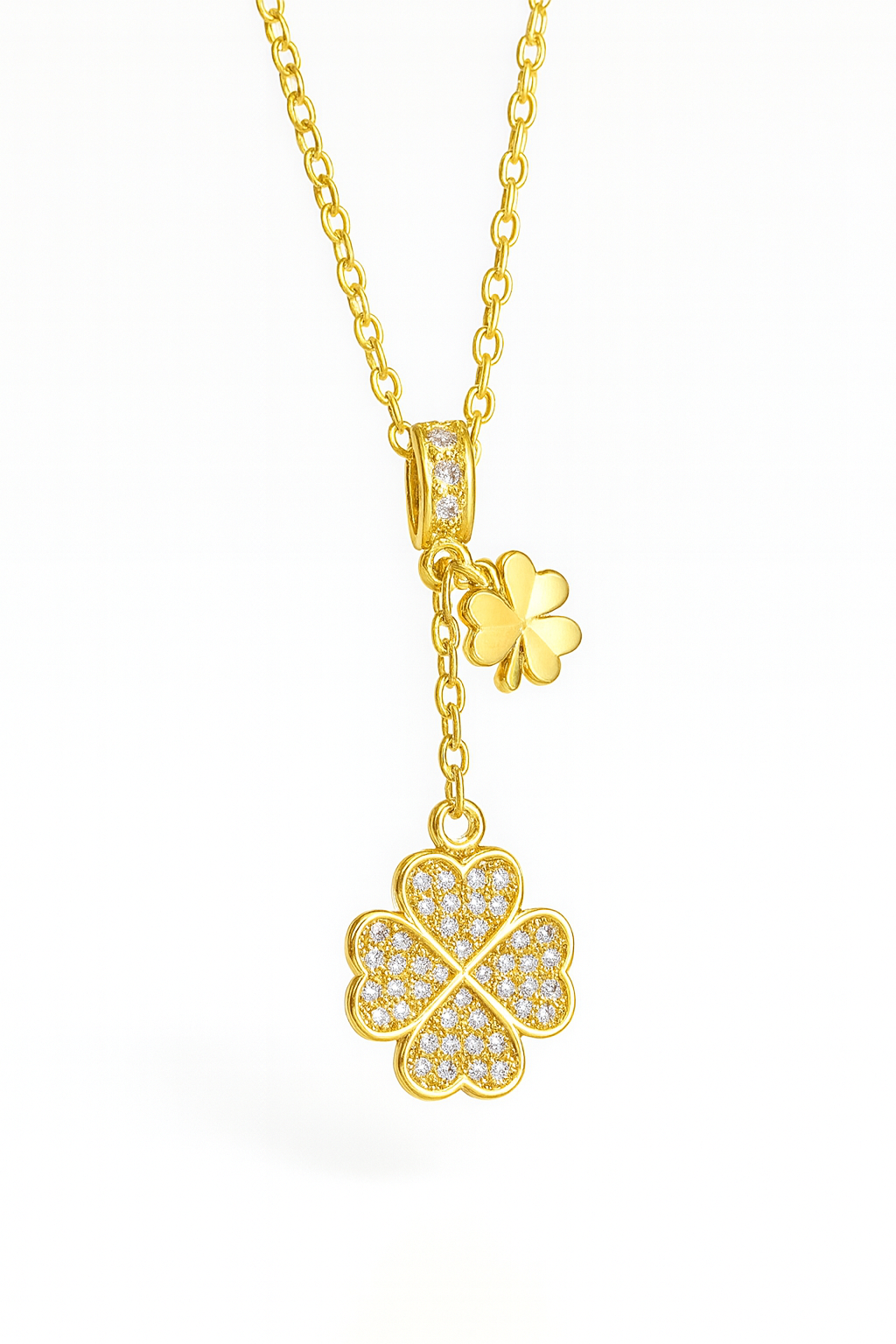 Sweet Clover Charm Pendant