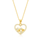 Triple Heart Glow Necklace