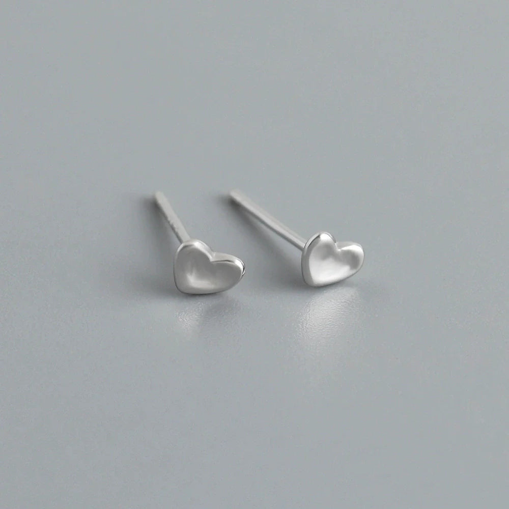 Women's S925 Sterling Silver Heart Earrings 