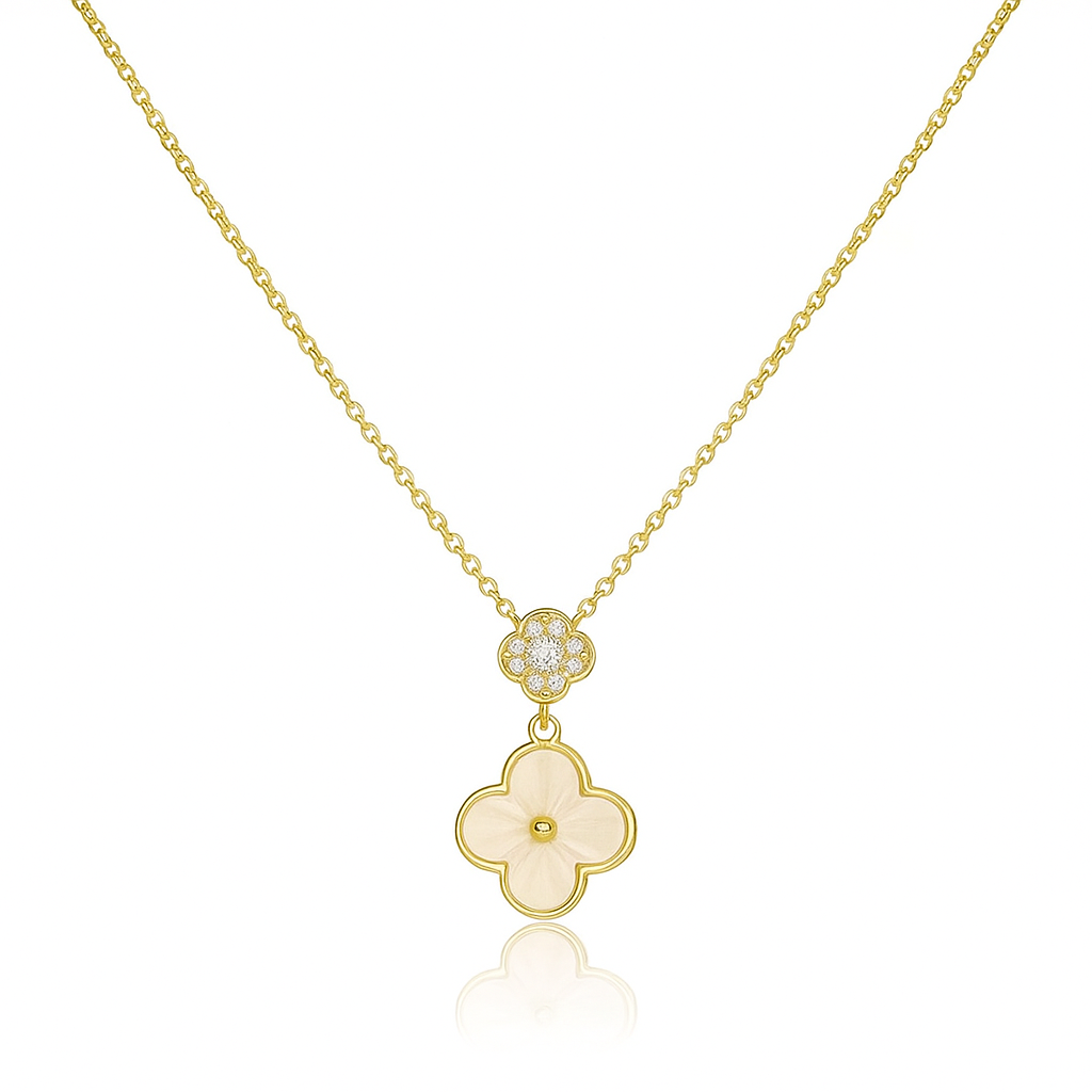 Four Leaf Clover Gold Necklace