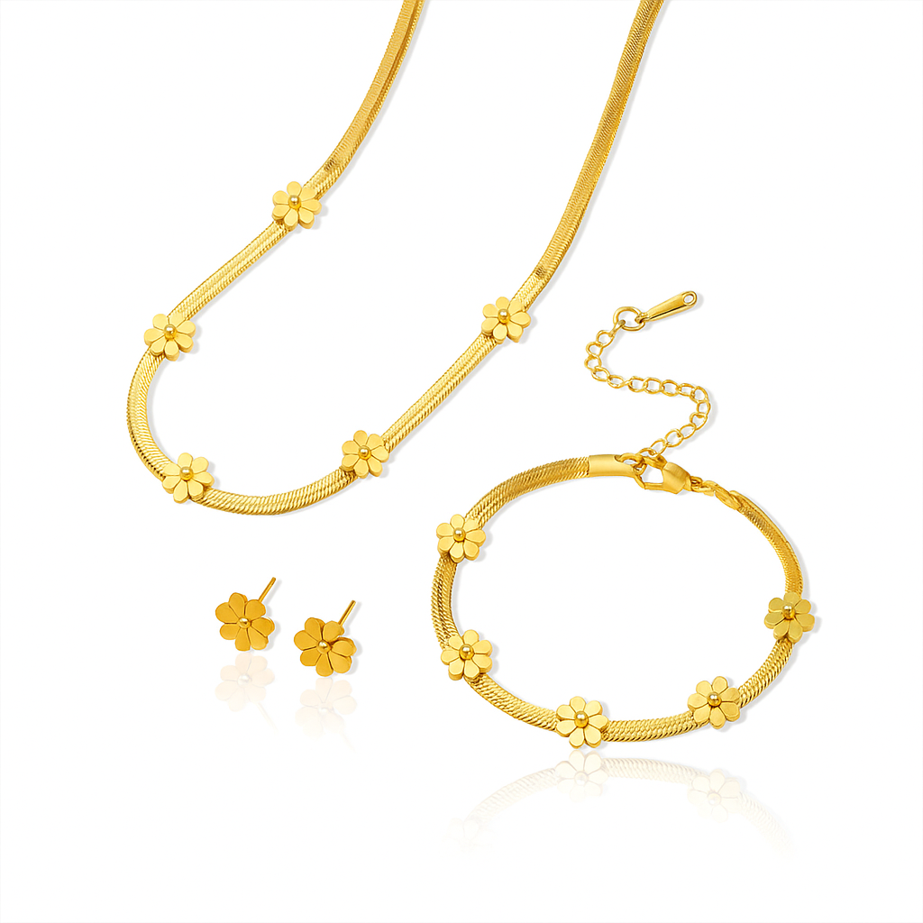 Chrysanthemum Love Jewelry Set