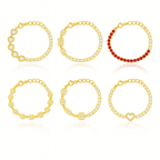 Heart Flower Butterfly Bracelet