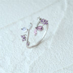 Twilight Petal Sterling Ring