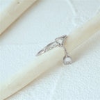 Dangling Heart Charm Ring