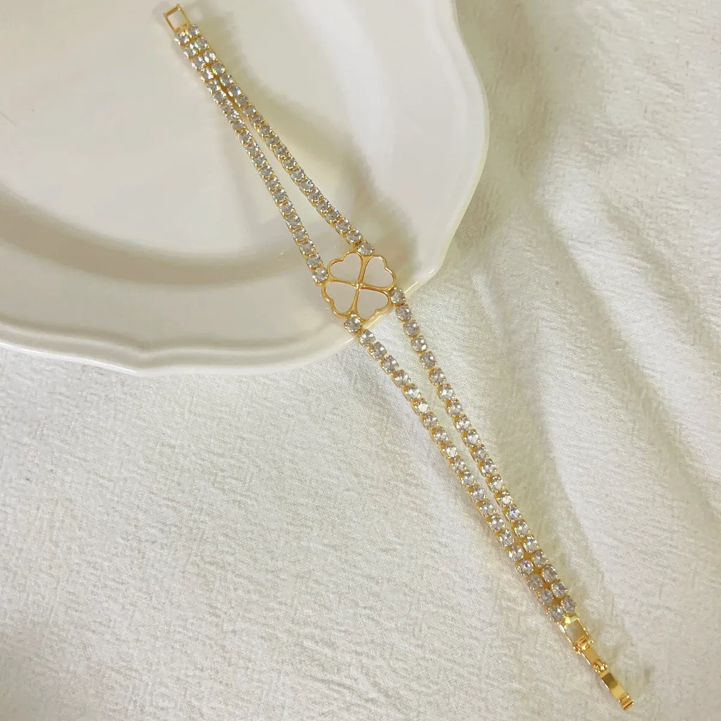 Elegant Four Leaf Clover Bracelets