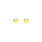 1 Pair Fashion Heart Shape Titanium Steel Ear Studs