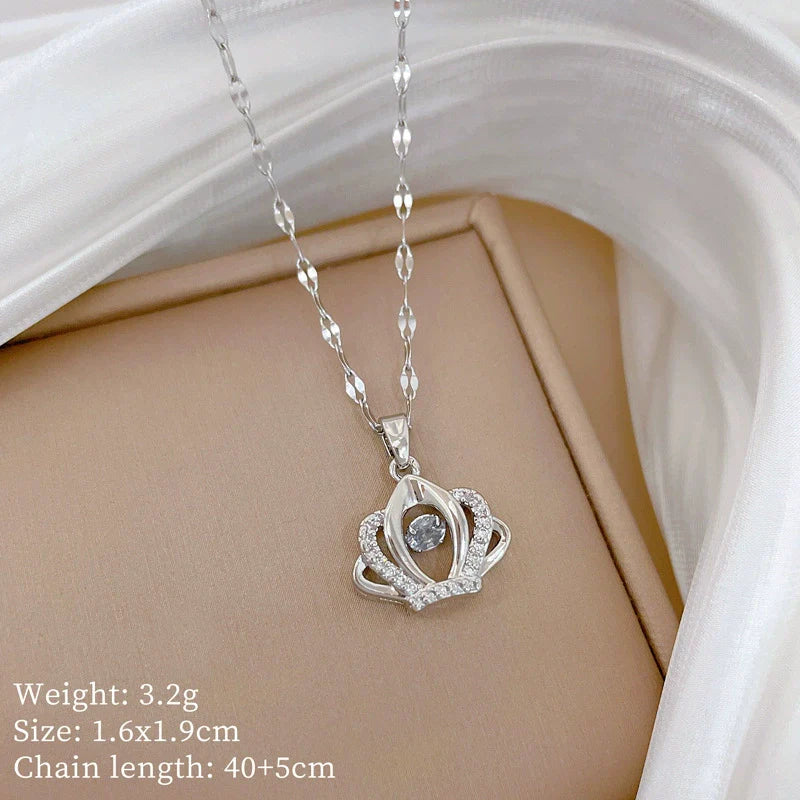 Necklace Copper Microinlaid Cross Stainless Steel Animal Zodiac Cartoon Minimalist Style Unisex