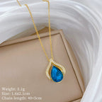 Necklace Copper Microinlaid Cross Stainless Steel Animal Zodiac Cartoon Minimalist Style Unisex