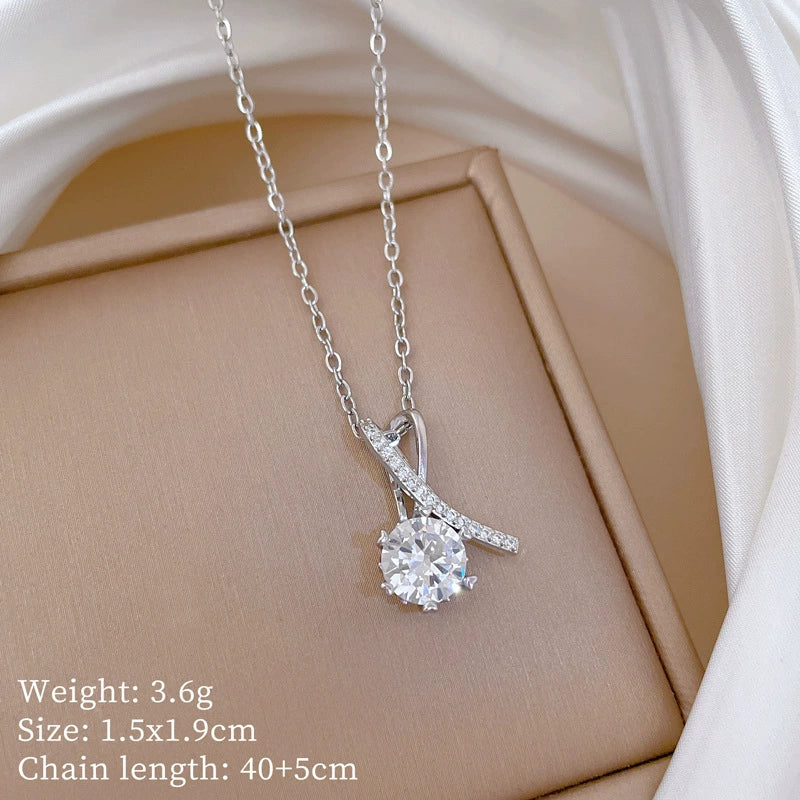 Necklace Copper Microinlaid Cross Stainless Steel Animal Zodiac Cartoon Minimalist Style Unisex