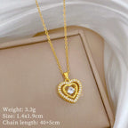 Shining Love Heart Pendant