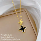 Necklace Copper Microinlaid Cross Stainless Steel Animal Zodiac Cartoon Minimalist Style Unisex