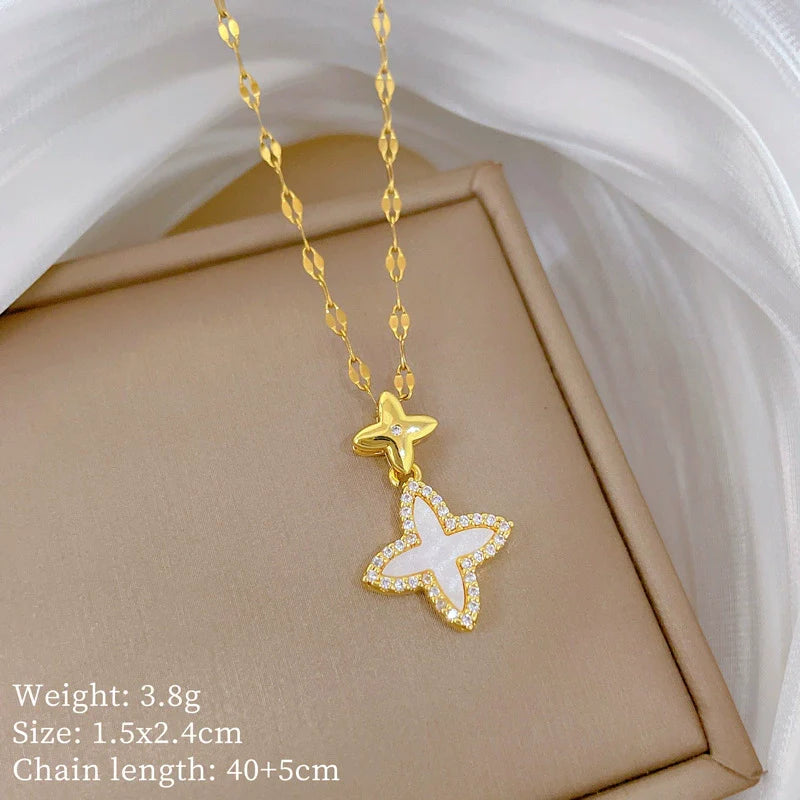 Falling Star Duo Necklace