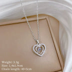 Necklace Copper Microinlaid Cross Stainless Steel Animal Zodiac Cartoon Minimalist Style Unisex