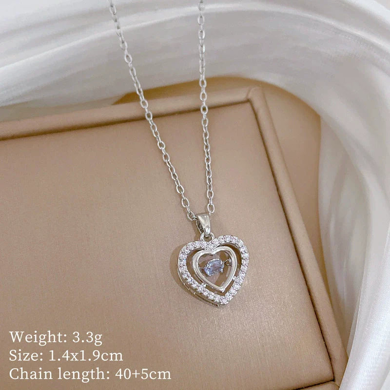 Necklace Copper Microinlaid Cross Stainless Steel Animal Zodiac Cartoon Minimalist Style Unisex