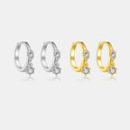 La Étoile Twin Drop Hoops