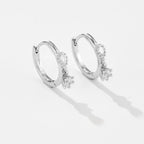 La Étoile Twin Drop Hoops