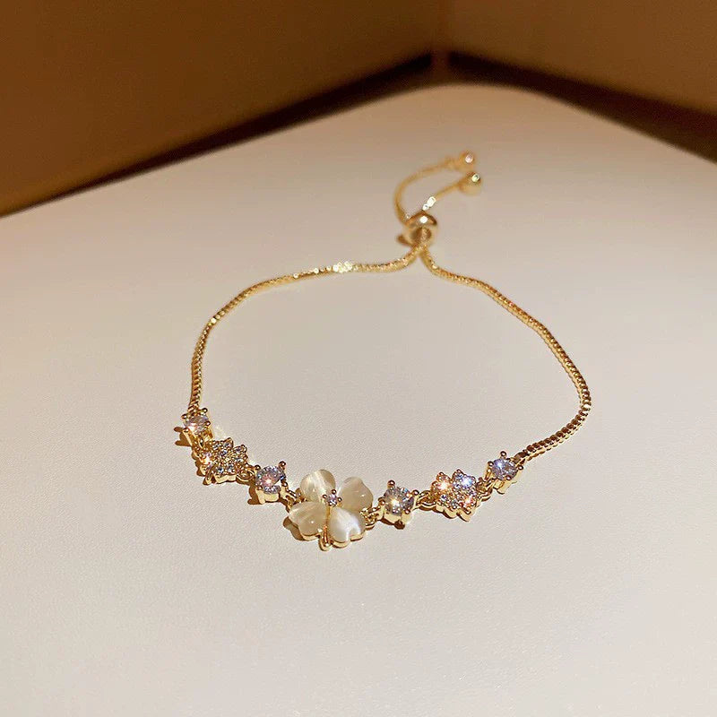 Flower Electroplated Bracelet