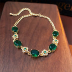 Emerald Bloom Bracelet