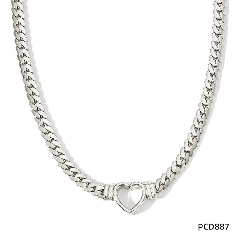Chrome Love Cuban Chain