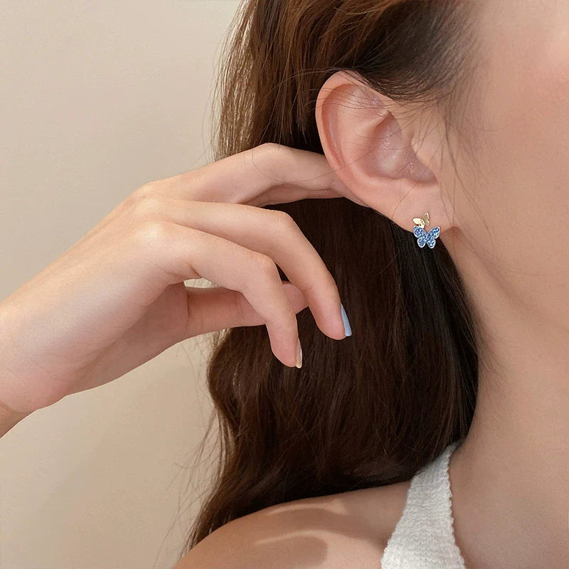 Golden Butterfly Earring