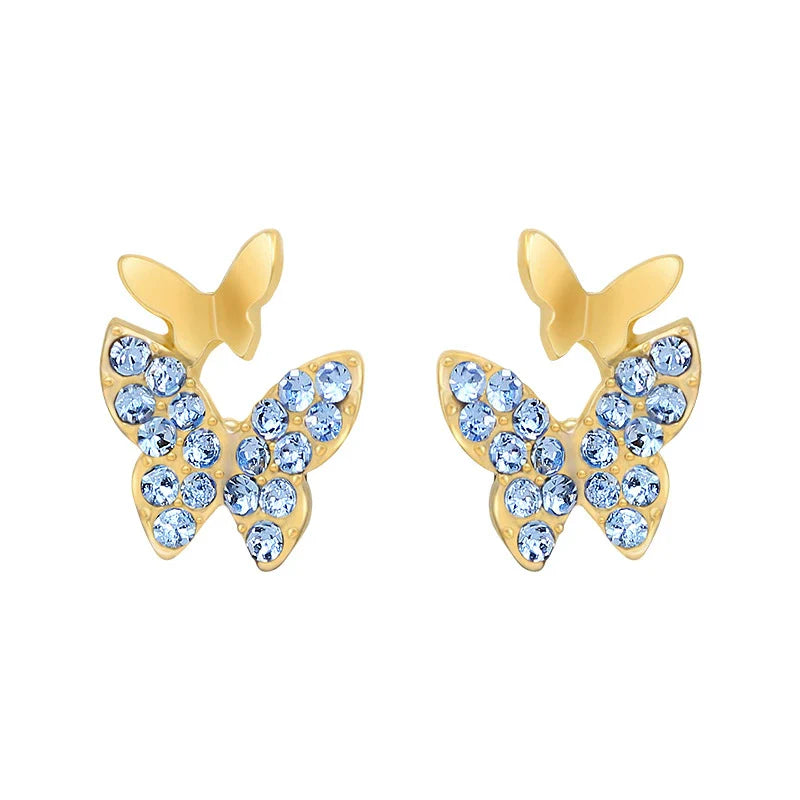 Golden Butterfly Earring