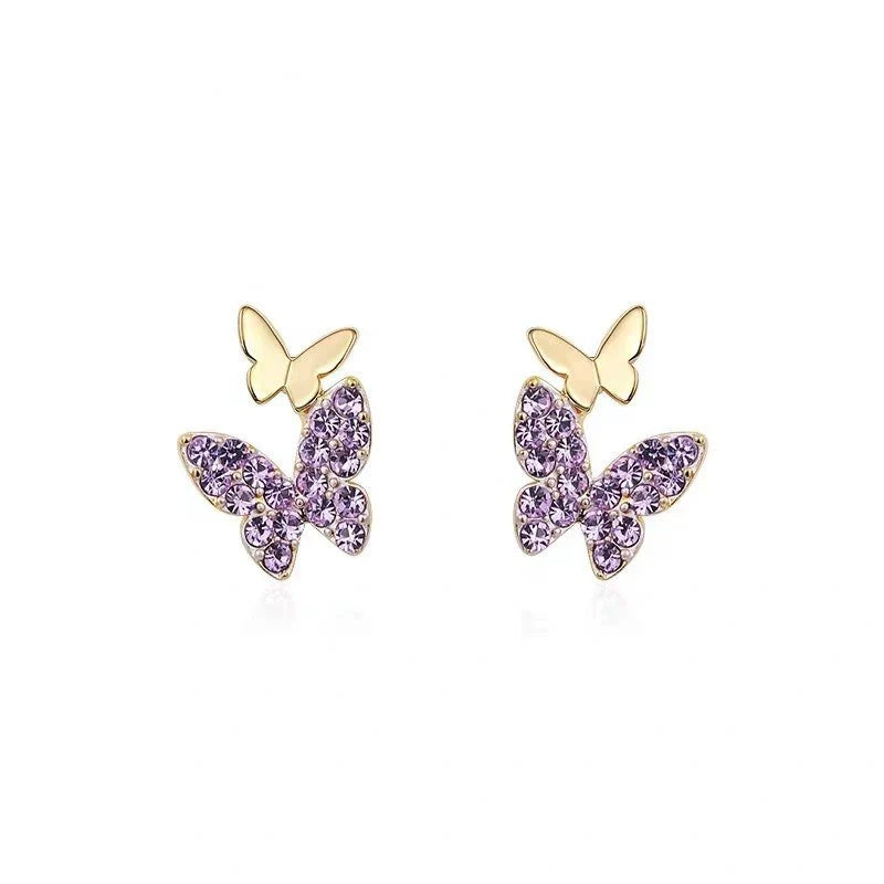 Golden Butterfly Earring