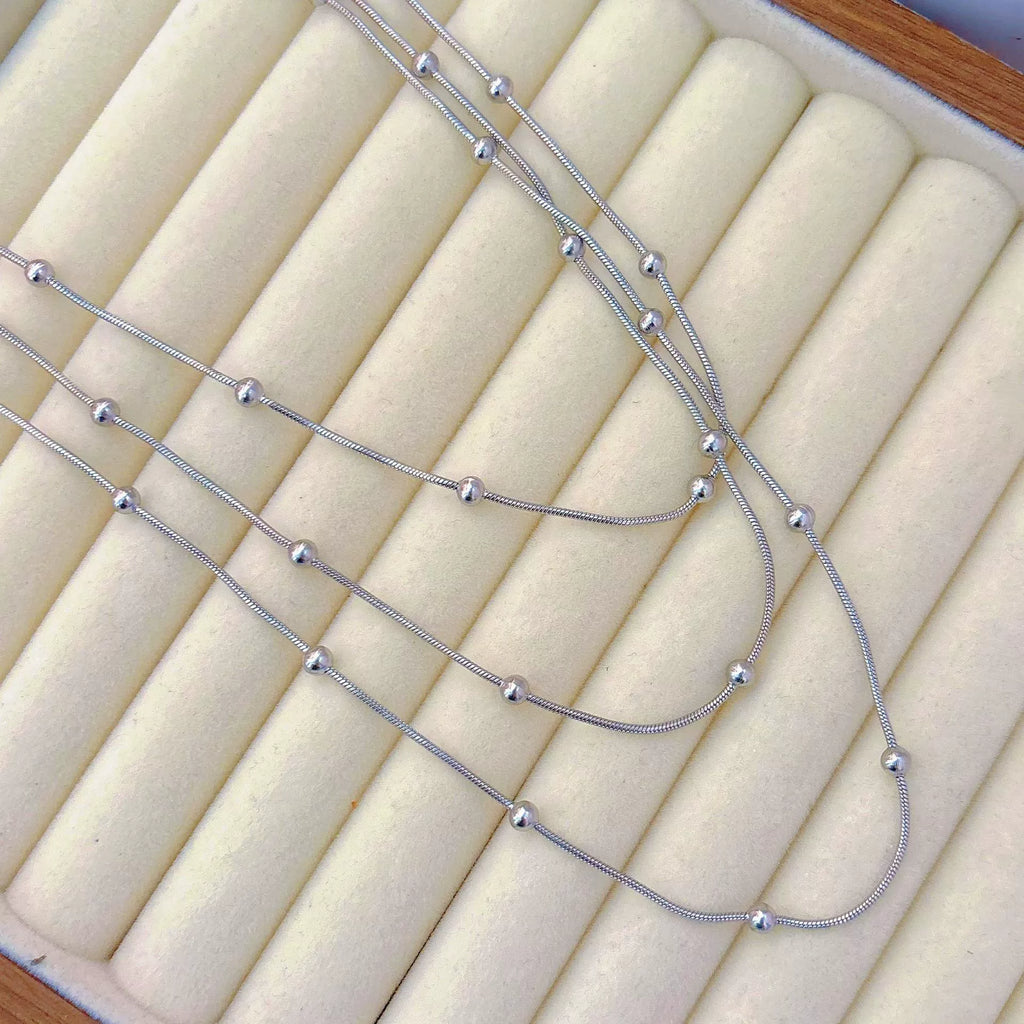 Triple Layer Golden Necklace