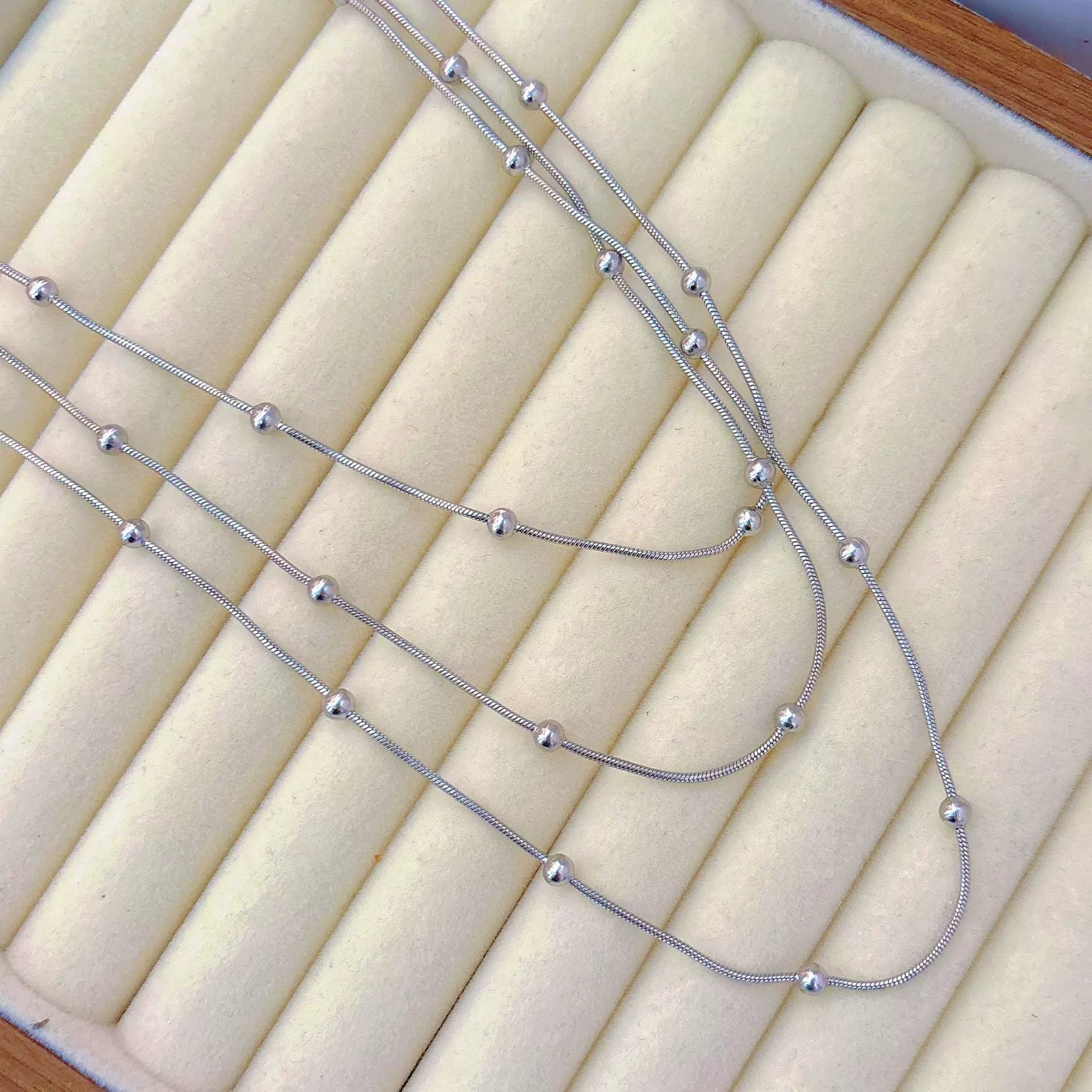 Triple Layer Golden Necklace