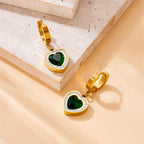 Wholesale Stainless Steel Jewelry Light Luxury Style Love Water Drops Bells Snake Bone Chain Earrings Necklaces Bracelets