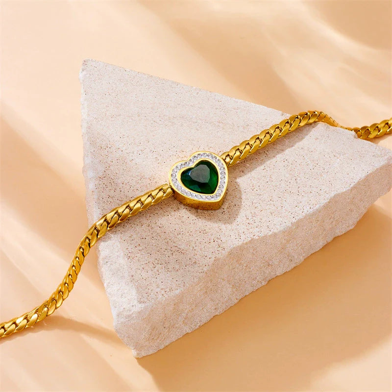 Wholesale Stainless Steel Jewelry Light Luxury Style Love Water Drops Bells Snake Bone Chain Earrings Necklaces Bracelets