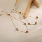 Clover Charm Pull Bracelet